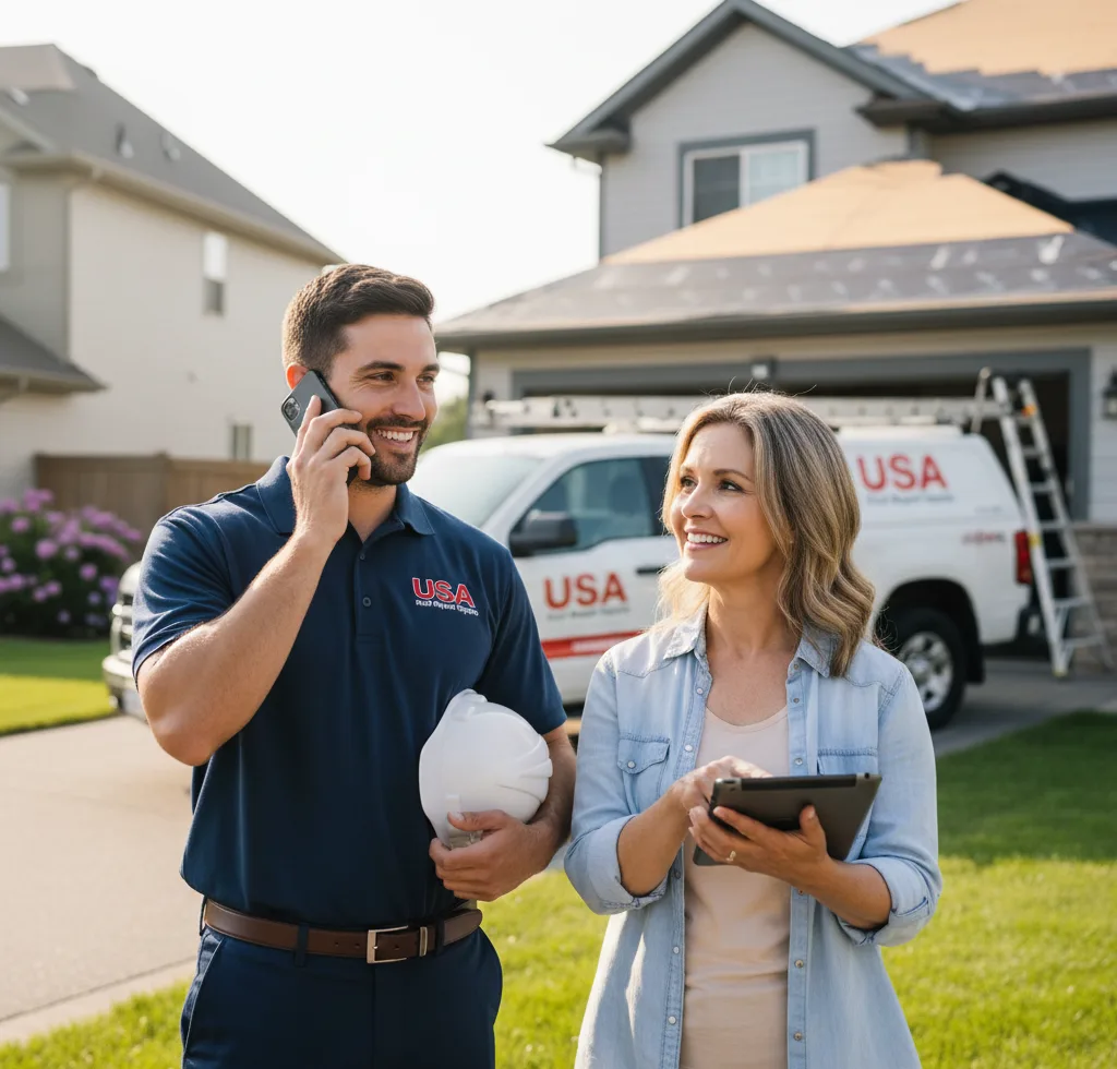 USA Roof Repair Experts customer support in Crozet